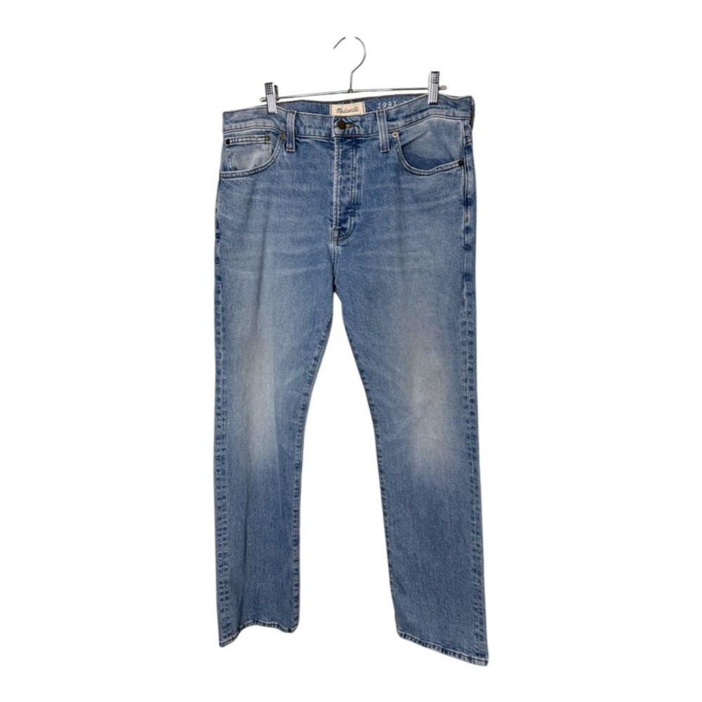 Madewell Mens 34x32 1991 Bootcut Jeans Light Wash Blue Button Fly